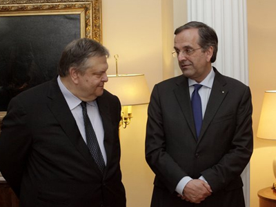 Nέα συνάντηση Σαμαρά – Βενιζέλου στο Μαξίμου